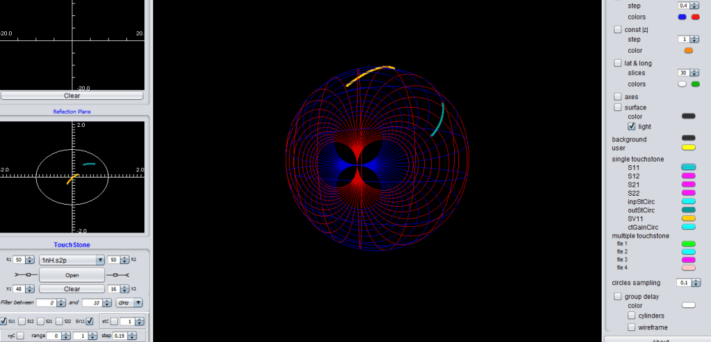 Voltage and power wave reflection coefficients when working with complex port impedances (they are identical if the port impedances are real)