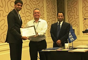 IEEE Member receiving 2016 Early Career Award with Electron Devices