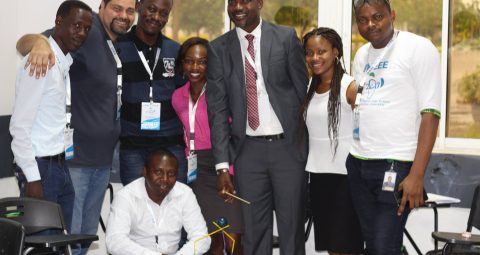 Group photo of IEEE Young Professionals at first African Student and Young Professional Congress