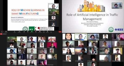 Zoom screen from Artificial Intelligence and Machine Learning Webinar Series by Young Professionals Philippines