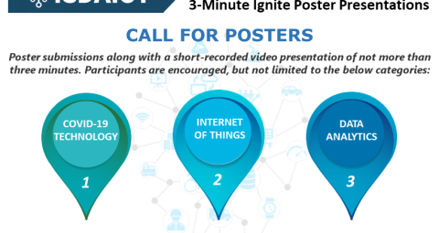 Call for posters ad for IEEE Symposium on Data Analytics and Internet of Things (ISDAIOT)