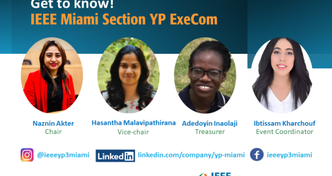 New IEEE YP Affinity Group in the Region 3 Miami Section: Reflections, Plans and Ideas